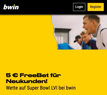 5€ Bwin Super Bowl FreeBet