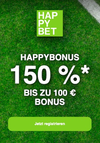 HAPPYBET Bonus 150%