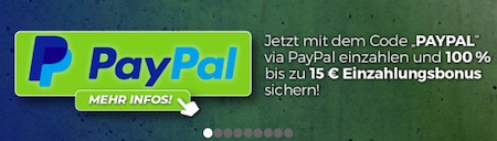 Happybet PayPal Einzahlung