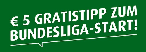 Tipp3 Bundesliga Gratistipp 5 Euro