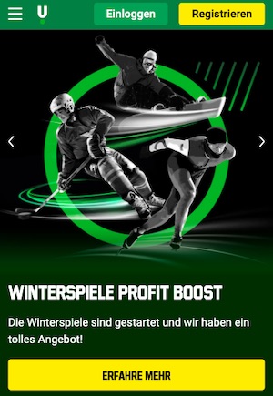 Winterspiele Profit Boost Unibet