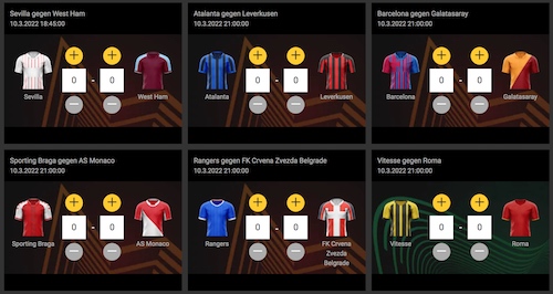 Bwin Europa League Tippspiel abgabe