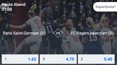 Paris vs Bayern Wettquoten Betano