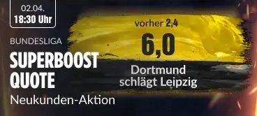 Bildbet BVB Leipzig Super Boost