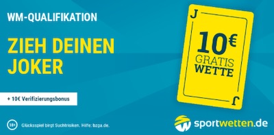 Sportwetten.de WM Play Off 10 Euro Joker