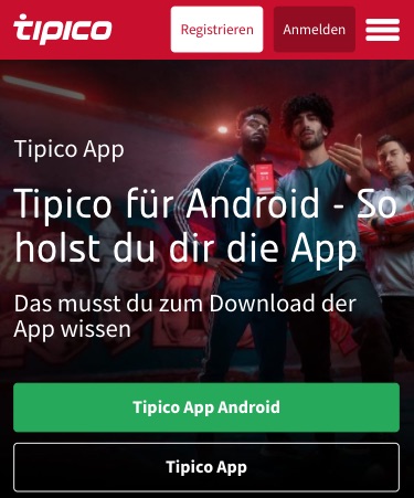 Tipico App Download Android