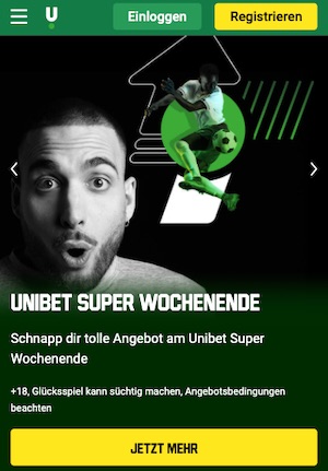 Super Wochenende bei Unibet