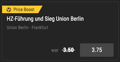 Bwin Boost Union Berlin - Frankfurt