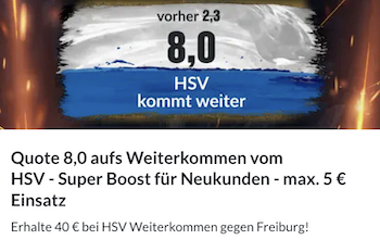 Bildbet DFB Pokal HSV SCF