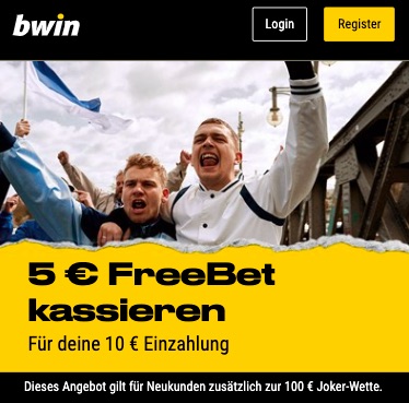 5 Euro Gratiswette bei bwin