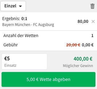 Bayern Augsburg Wett Tipp Tipico