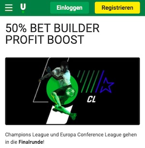 Unibet Bet Builder Profit Boost Erklärung