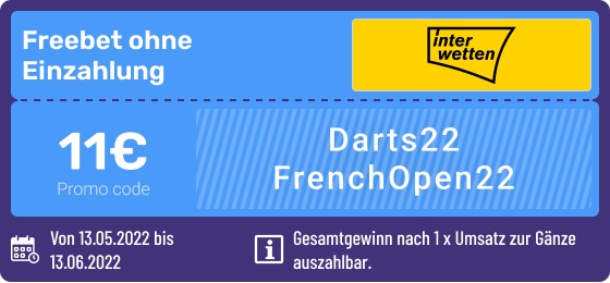 Interwetten 11 Euro FreeBet ohne Einzahlung