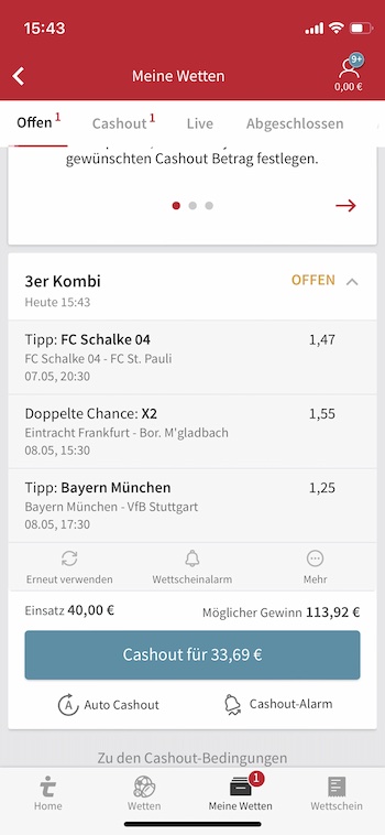 Tipico Bundesliga Wettschein