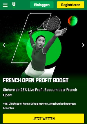 Unibet French Open Gratiswette