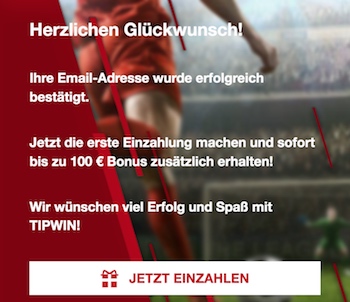 Tipwin registrierung