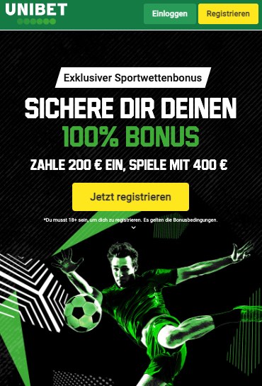 Unibet Bonus 200€ 