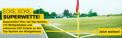 CL FreeBet bei Interwetten zum Start