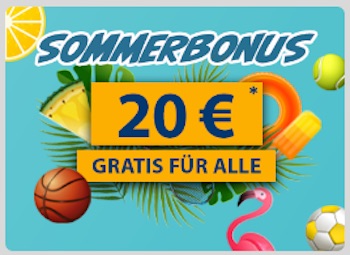 Bet3000 20€ Sommerbonus