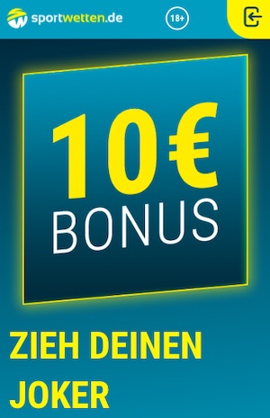 10€ Sportwetten.de Joker am 2. Bundesliga Spieltag