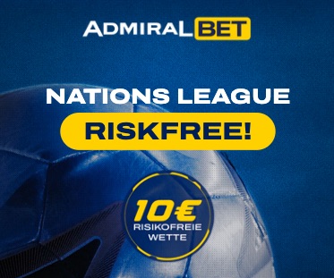 Nations League Riskofree Angebot bei Admiralbet