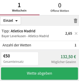 Tipico Leverkusen Atletico Tipp