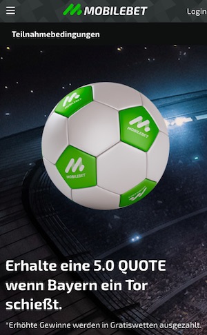 Dortmund vs Bayern Quote 5.0 bei Mobilebet