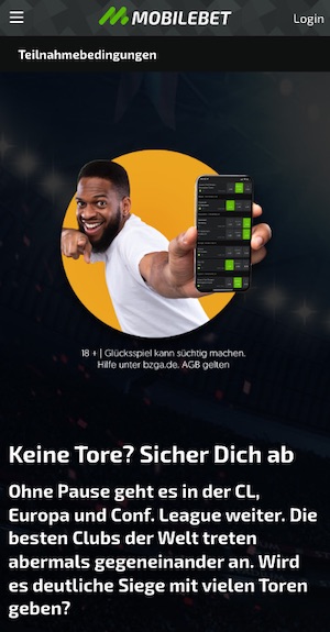 0:0 Geld zurück bei Mobilebet