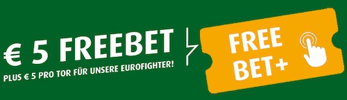 5€ FreeBet zum Europacup bei Tipp3