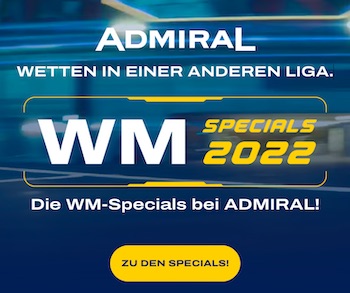 Admiral WM Spezial Angebote