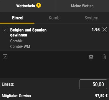 Spanien & Belgien gewinnen bwin Quotenboost