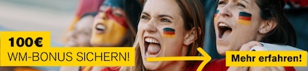 100 WM Bonus bei Interwetten