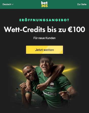 bet365 wett credits