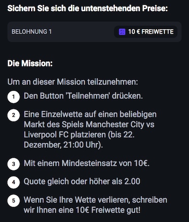 betano mission efl cup freebet regeln