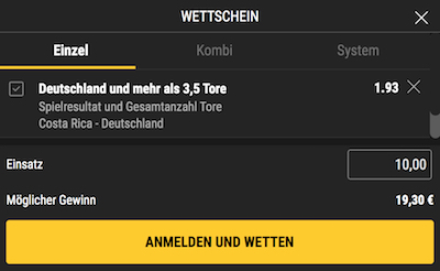 bwin deutschland costa rica tipp