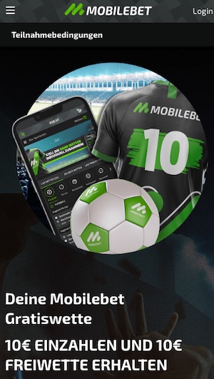 10€ Mobilebet Gratiswette