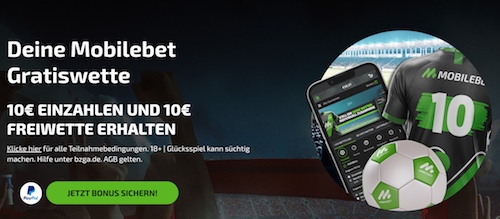 mobilebet gratiswette bonus