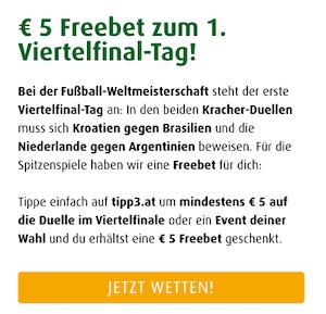 WM Viertelfinal FreeBet Tipp3