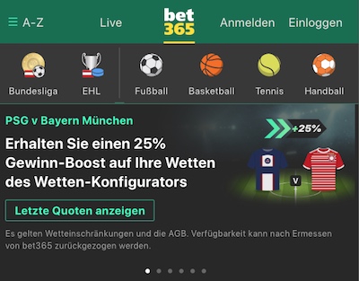 bet365 gewinn boost konfigurator