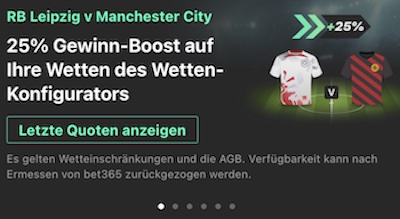 Der Wettkonfigurator von bet365