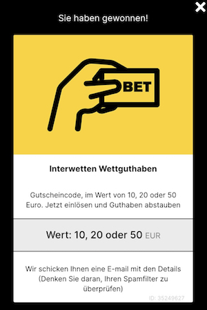 interwetten darts gutschein