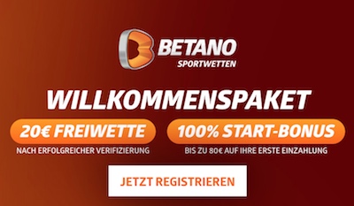 Betano Willkommenspaket