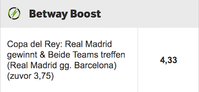 betway quoten boost real barca