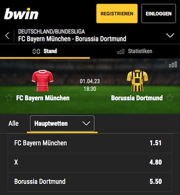 bayern dortmund quoten bwin