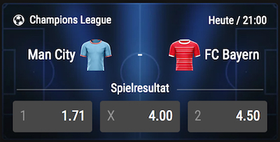 man city fc bayern quoten bwin