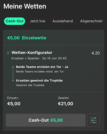 bet365 kroatien spanien wettschein