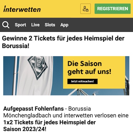 Interwetten Gladbach Promo