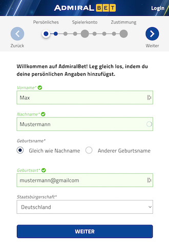 admiralbet registrierung