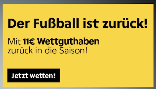 IW Freebet - 11 € ohne Einzahlung