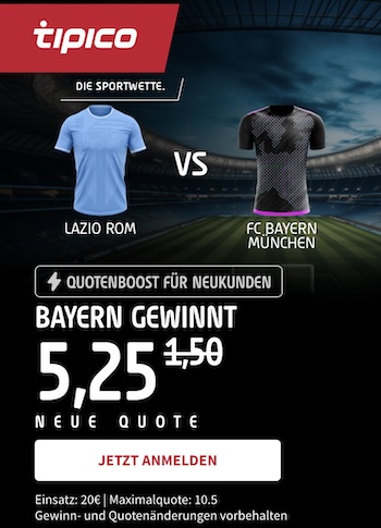 Tipico Boost Bayern Lazio